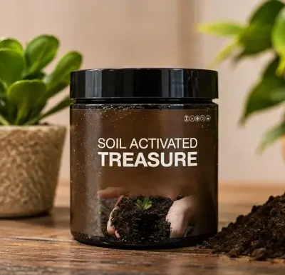 Soil Activator Mineral Powder – Soil Conditioner & Plant Growth Booster for Indoor & Outdoor Plants ( default, OS )